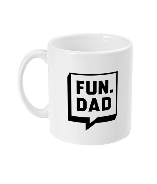 FUN DAD Mug - White Boxed Logo