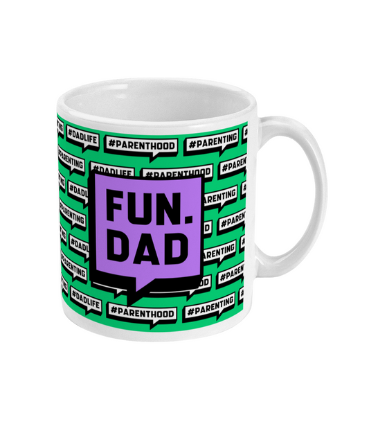 FUN DAD Mug - Purple/Green Logo